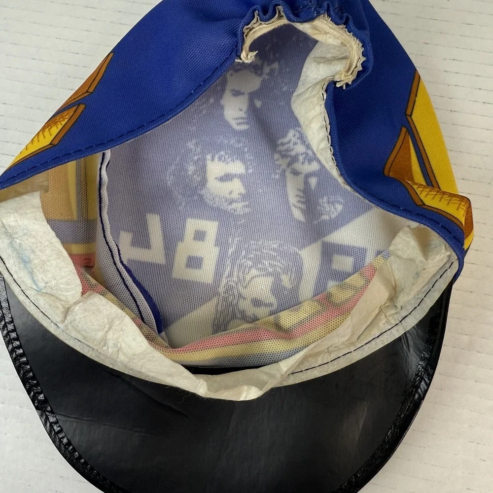 Rare Vintage 1984 Van Halen Tour Painter Hat Cap, Flex Fitted With Band & Cherub
